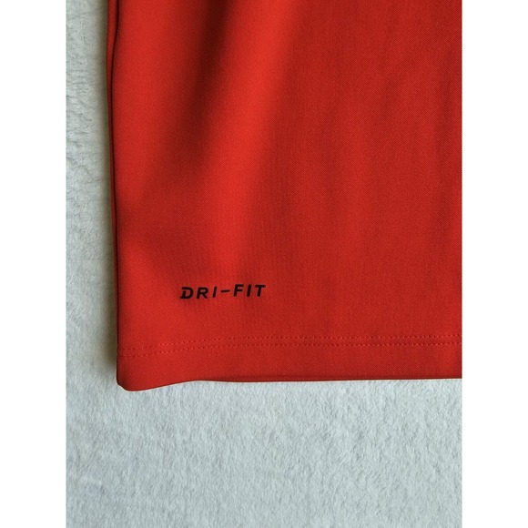 Men's Nike Golf Dri-Fit Polo Shirt Top (891857-657) Red (size XL) - Picture 6 of 15